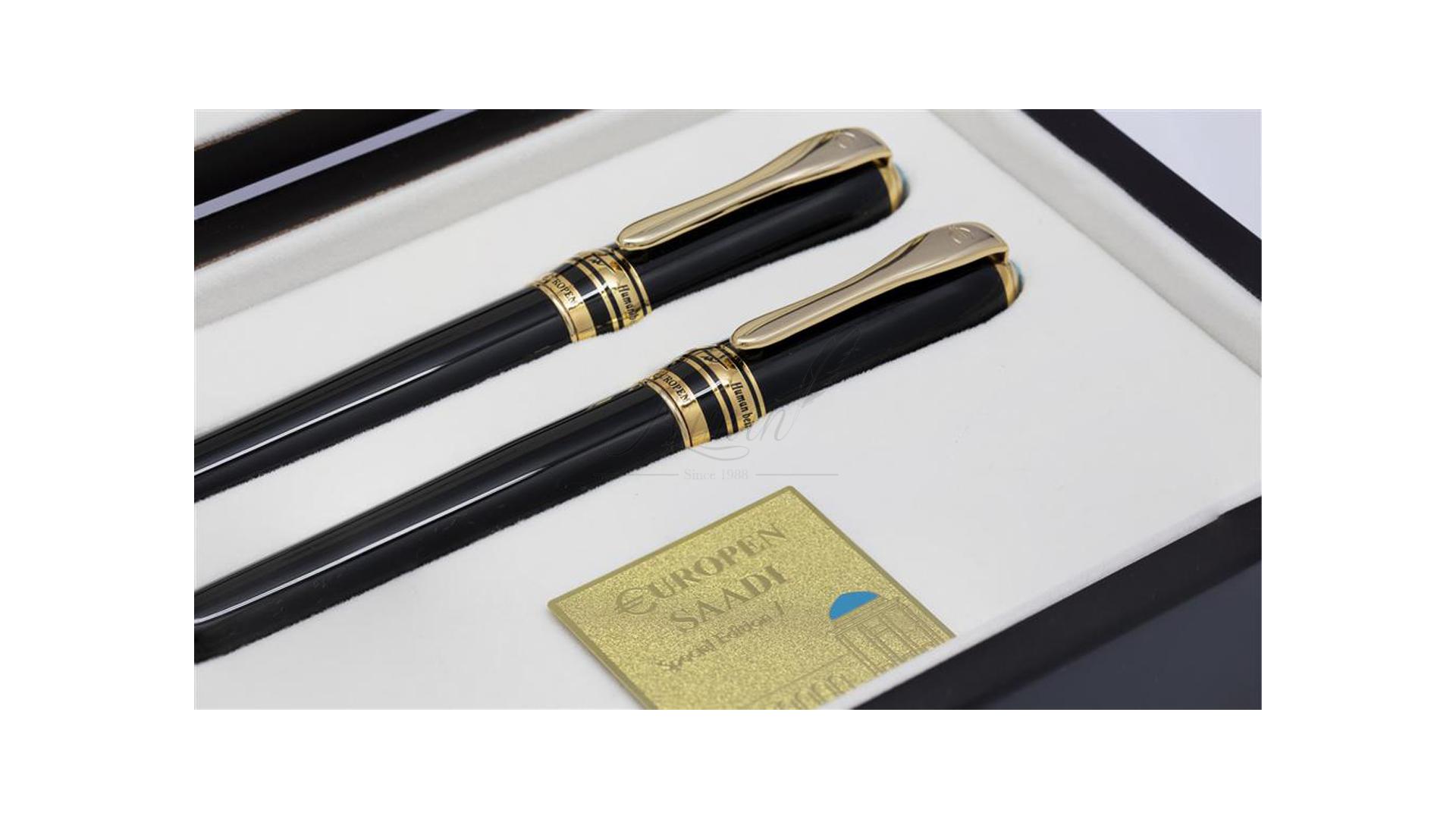 ست کلکسیونی خودنویس و روان نویس یوروپن سعدی - Image 4